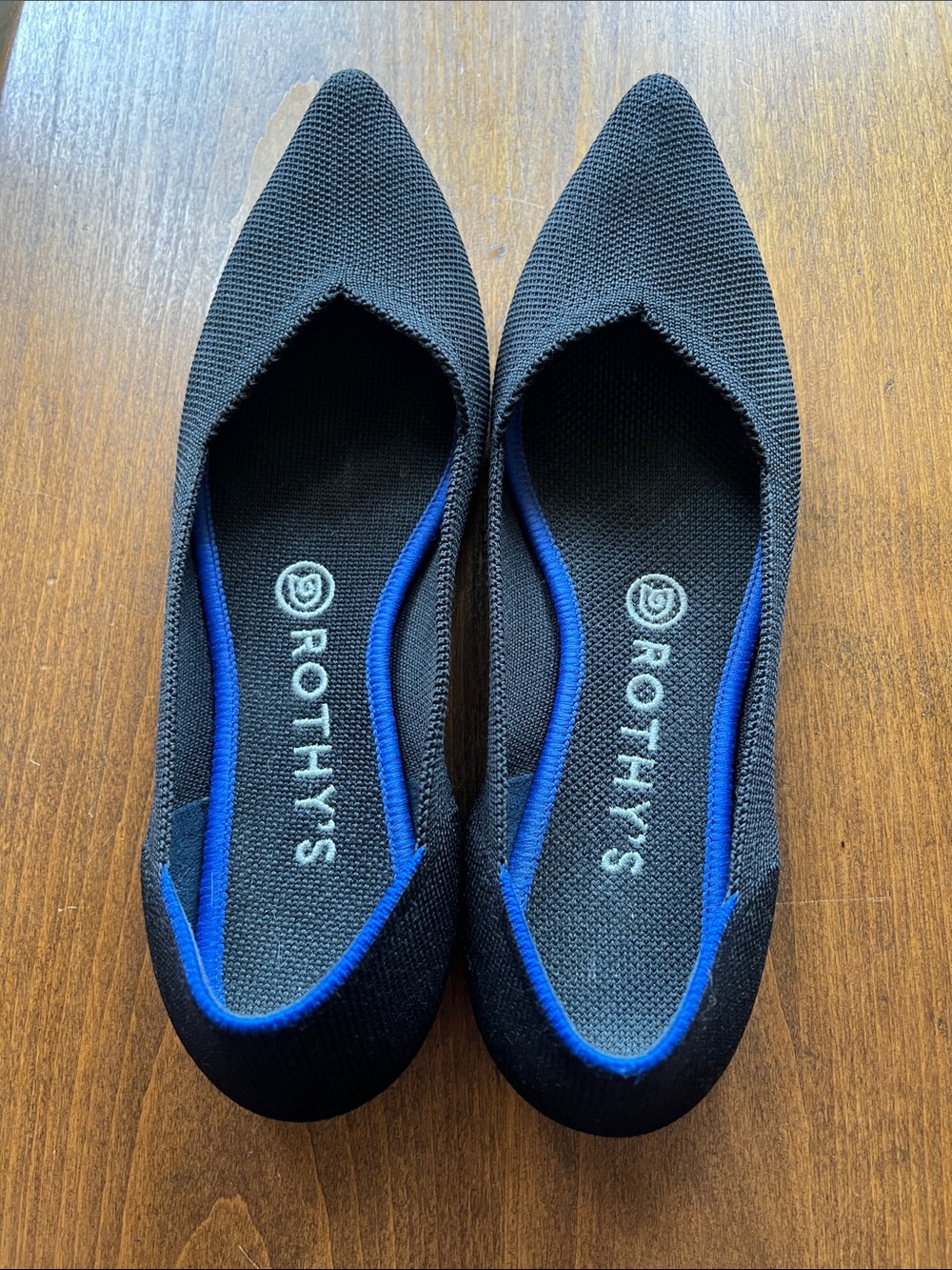 Rothy's Black Pointed Flats